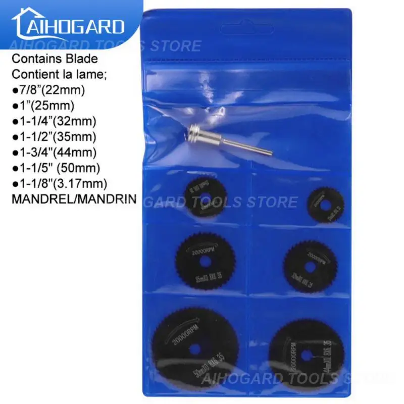 

Blade Mini Saw Blade SetHSS Cutting Disc Saw Disc Fiber Cut off Wheel Power Tool Accessories for Wood Metal