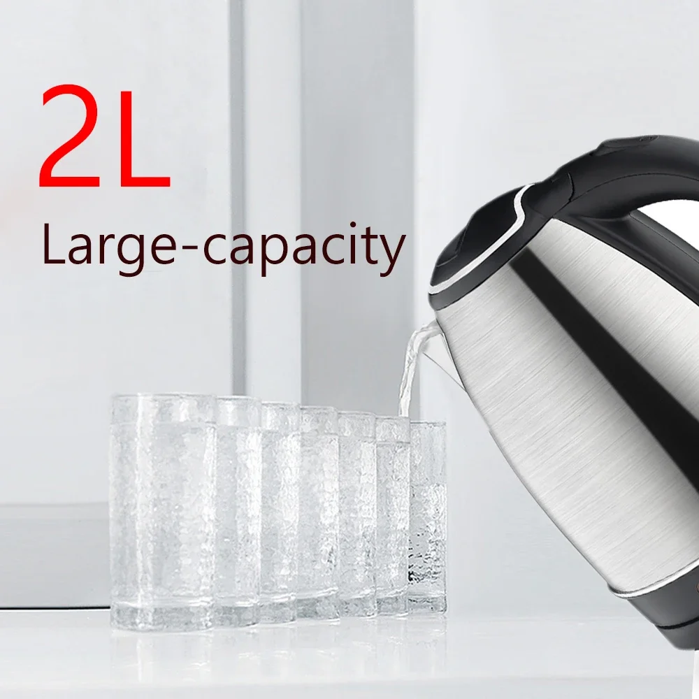 Description Picture 2 of itemElectric Kettle Stainless Steel Kitchen Appliances Smart Kettle 1500W Whistle Kettle Samovar Tea Coffee Thermo Pot Gift