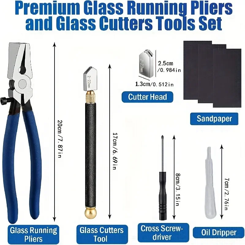 Glass Knife Ceramic Tile Cutting Curved Opening Breaker High-strength Alloy High Precision Sturdy and Durable Home Handmade DIY 3