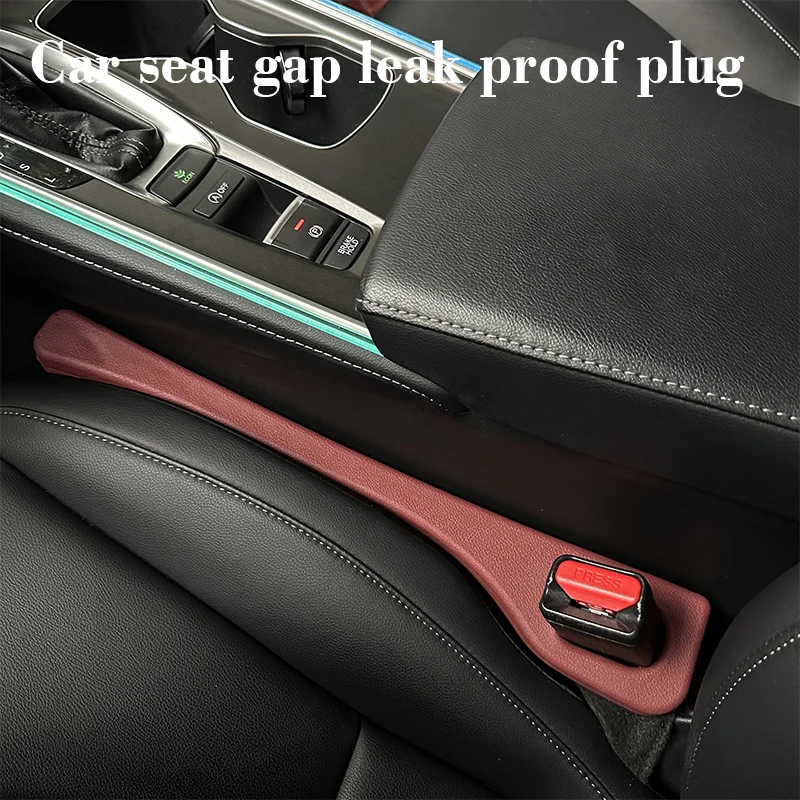 

Car Seat Gap Filler Universal PU Leak-proof Filling Strip Anti-Drop Seat Gap Strip With Hole Car Decor Auto Interior Accessories