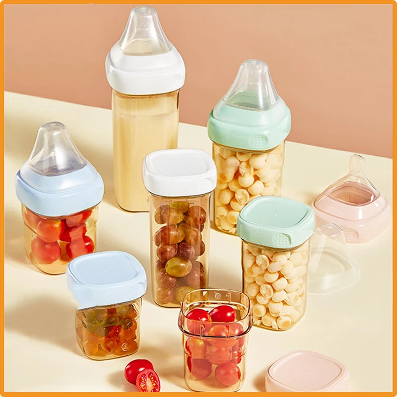 Suitable for hegen bottle accessories, storage box cover/handle/cup cover/dust cover+bottle collar/straw/square bottle universal