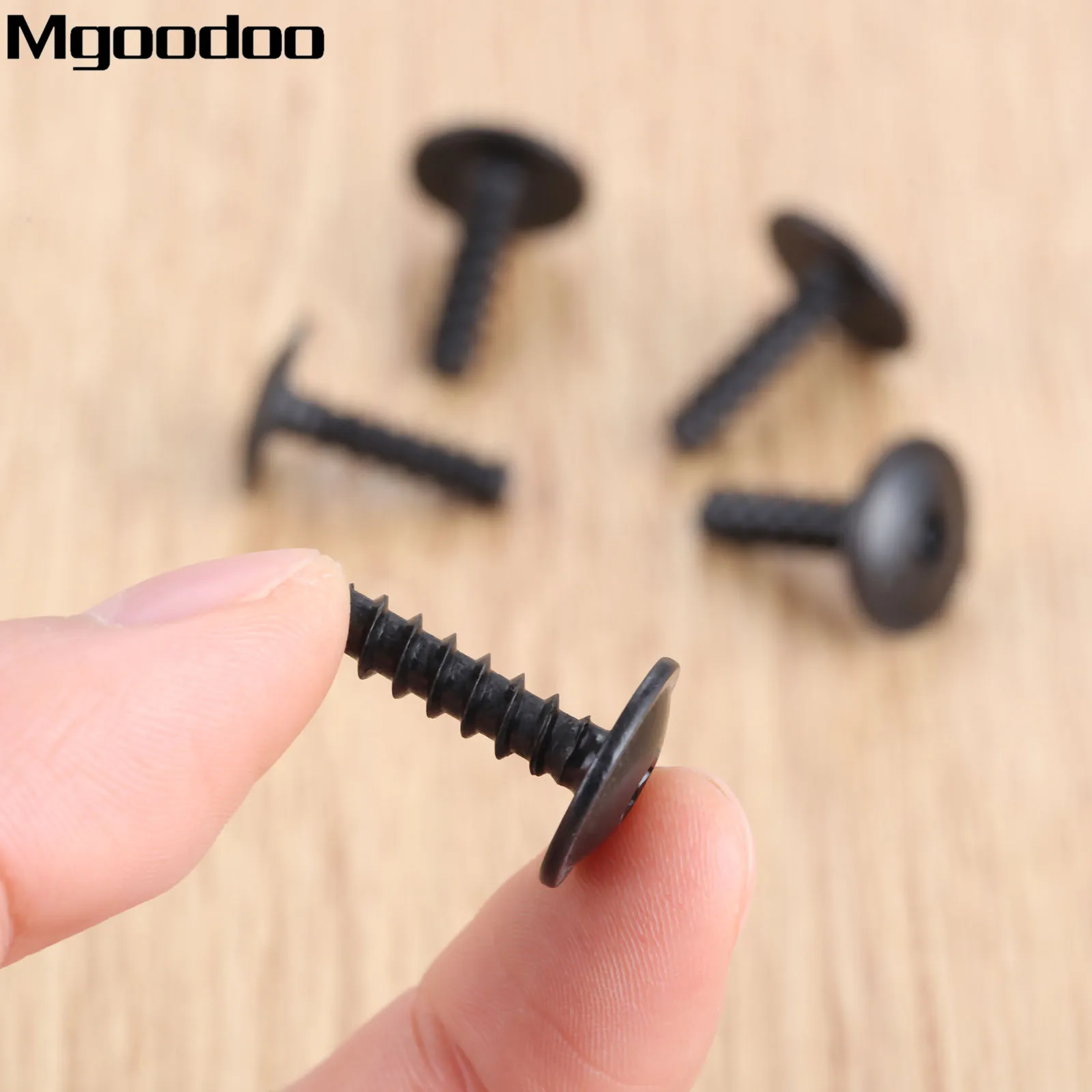 20x VW Audi Engine Cover / Undertray Screws – Black Steel, OEM #N90775001