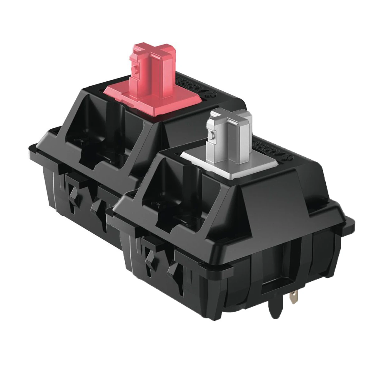 Interruptor Silencioso Vermelho Preto Marrom Azul Prata v2 para Teclado Mecânico Fábrica Lubrificante Pinos Cherry-mx2a