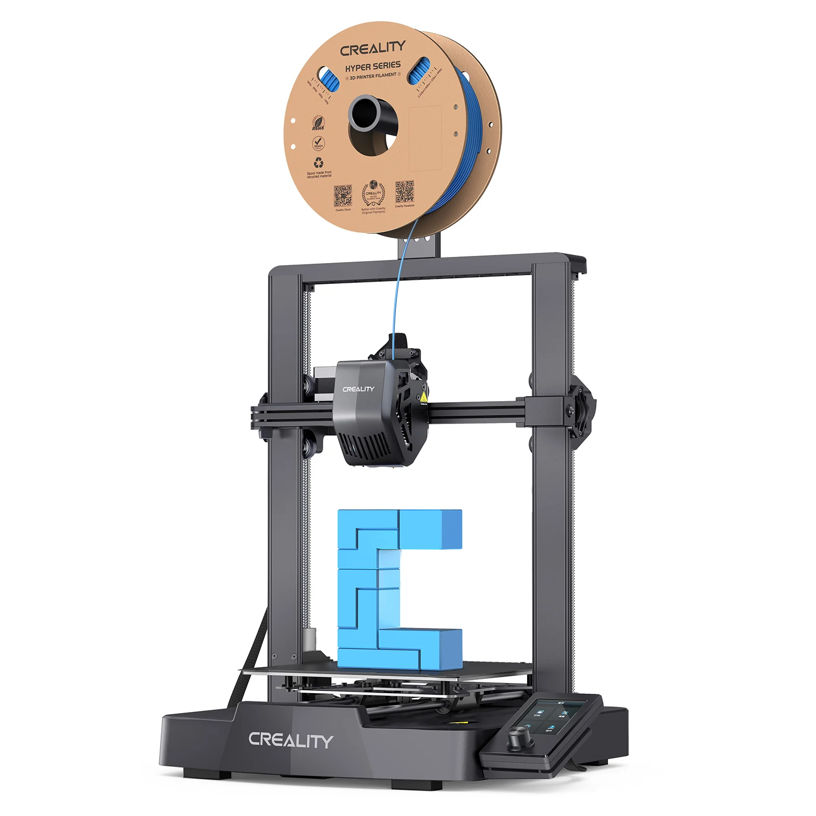 Creality Ender-3 V3 SE 3D-Drucker mit CR Touch Auto Leveling Sprite Direct Extruder Stabile Dual-Z-Achse für 1,75 mm Fila