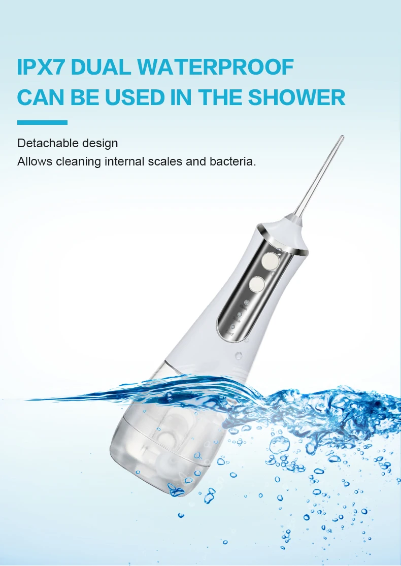 fio de água dental portátil flosser jet