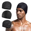 1pc Nylon Swim Cap for Men and Women Waterproof Elastic Swim Caps Protect Your Ears Essential for Family Swimming Training 1