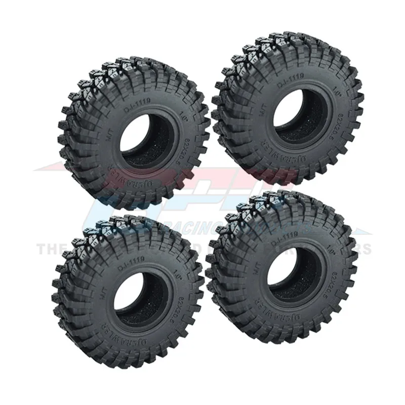 

Trx4m Rc Climbing Car 1 Inch High Viscous Tread M / T Rainforest Tires Scx24 Fms Abrasion Resistant Tires 62X20.5MM 4pcs
