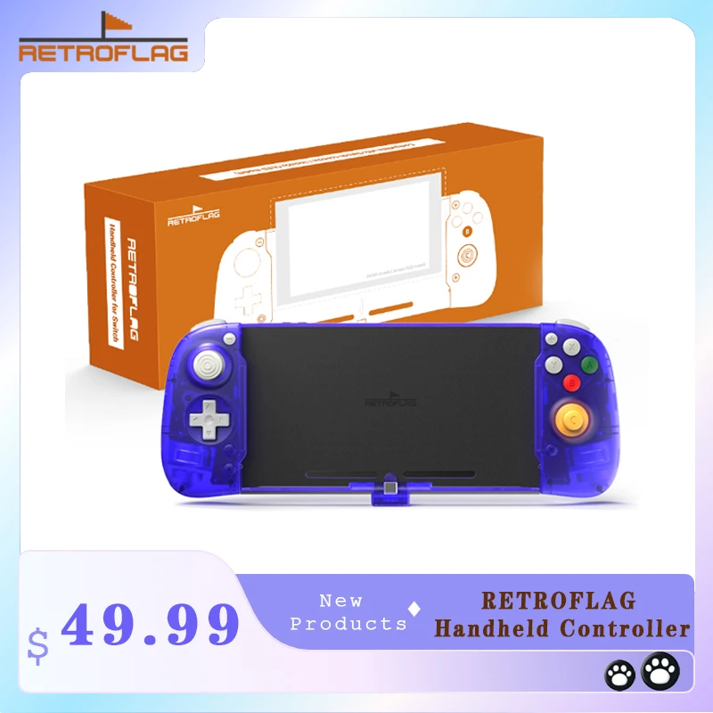 Retroflag Handheld Controller With Hall Sensor No Drift Gamepad