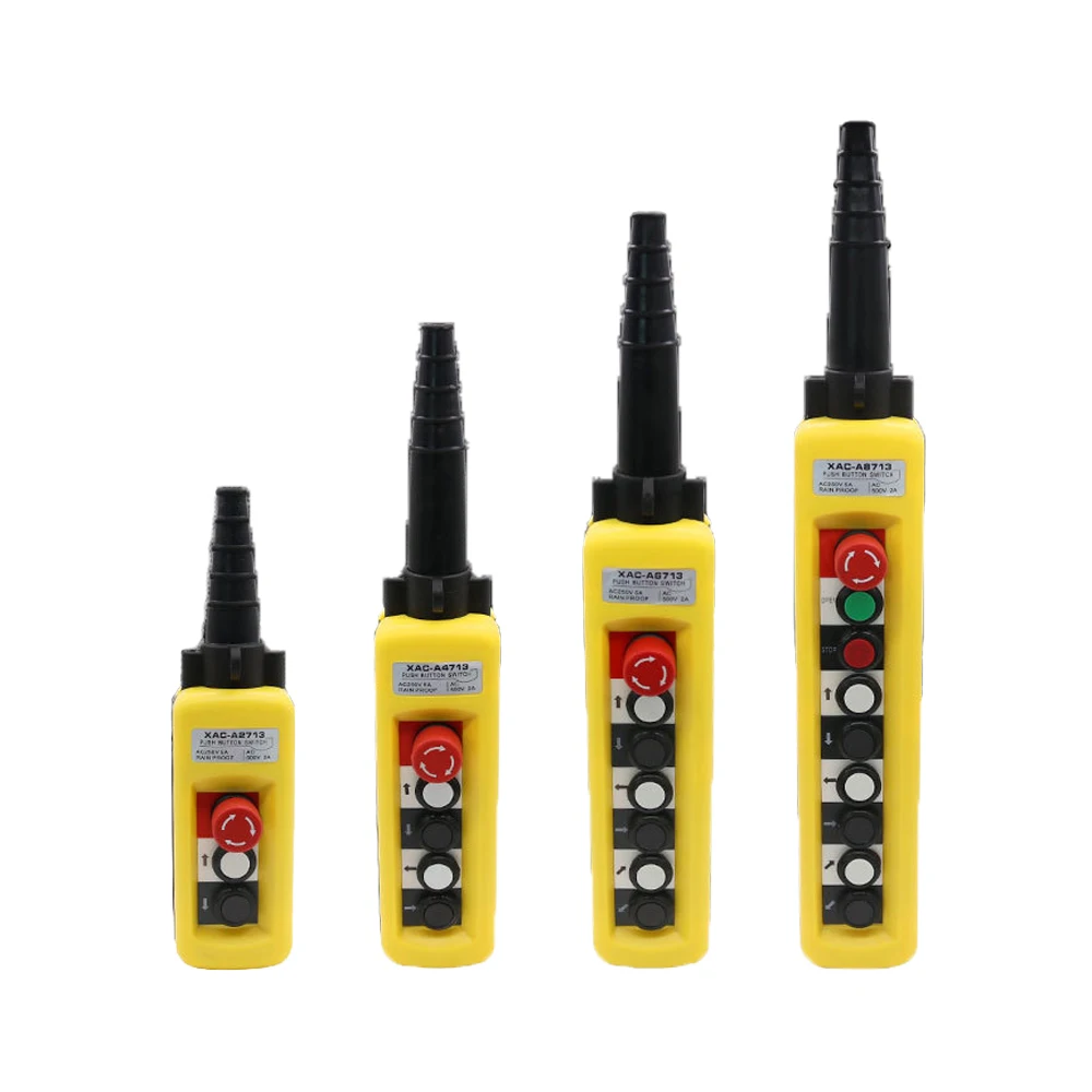 

XAC Series Waterproof Button Switch With Emergency Stop Crane Lifting Switch XAC-A2713 XAC-A4713 XAC-A6713 XAC-A8713