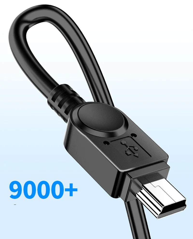High-Speed 5-Pin Mini USB to USB A Fast Charging Cable