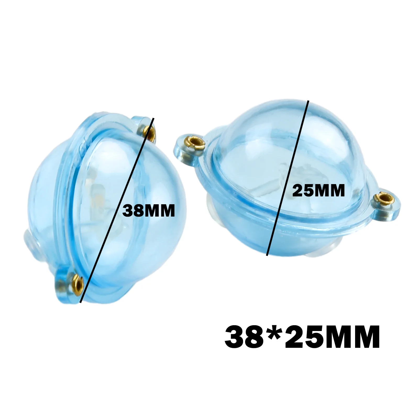 Water Injection Float Round Bubble Floats Round Bubble Floats 25mm 38*25mm  Blue Boat Fishing Float Accessories