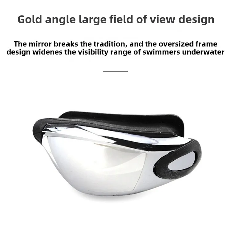 Swimming Eyewear And Cap Set For Adult Men,High-Definition Anti Fog Electroplated Swimming Goggles,Female Nose Clip Earplug Set 3