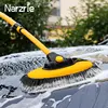 New Car Wash Mop Cleaning Brush Telescoping Long Handle Cleaning Mop Retractable Bent Bar Car Wash Brush Car Cleaning Tools 2