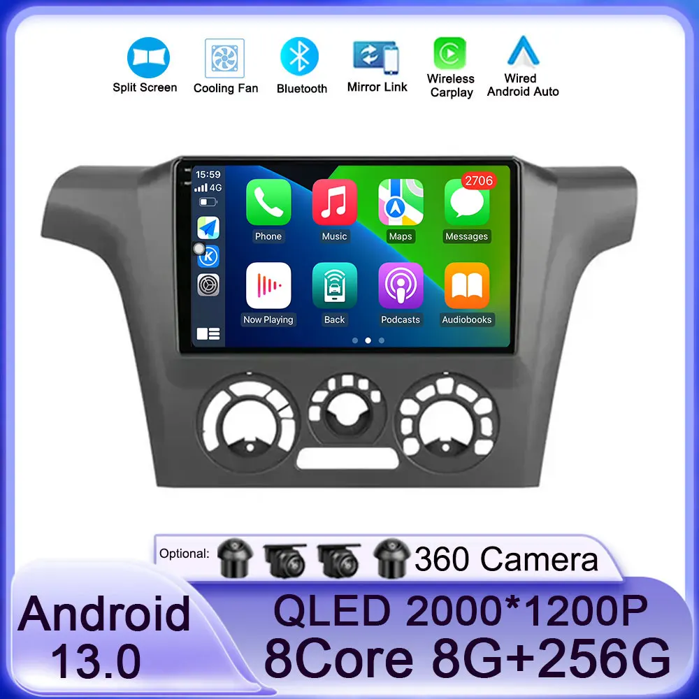 

Car Radio For Mitsubishi Outlander 1 2002-2008 RHD LHD Android 13 Wireless Carplay Stereo Multimedia Video Player Navigation GPS