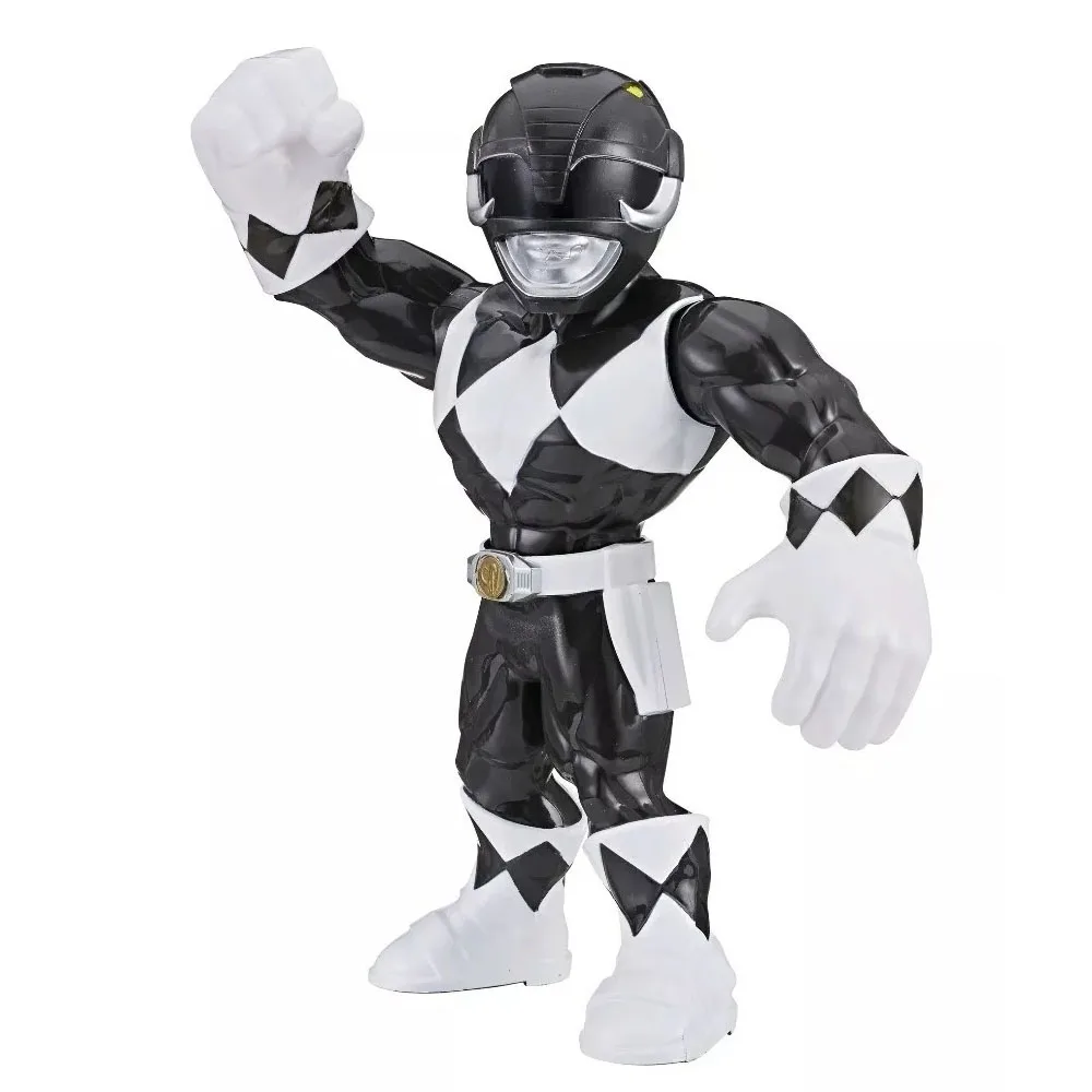 Heroes Mega Mighties Power Rangers Action Figure Collection - Red, Black, Green Rangers Toy Set