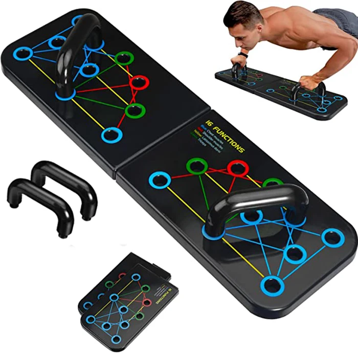 Fitness Equipment 14 in 1 Push Up Training Board Foldable Push Up Rack Board