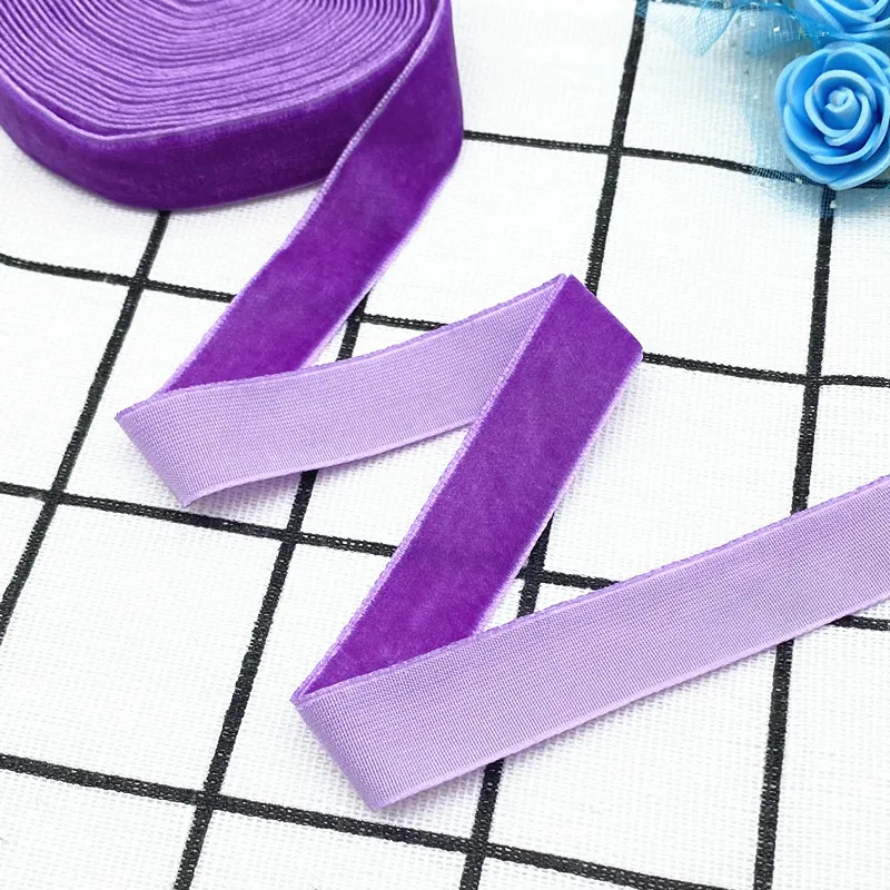 6-38mm Velvet Ribbon for Wedding Party Decoration Handmade Gift Wrapping Hair Bowknot DIY Christmas