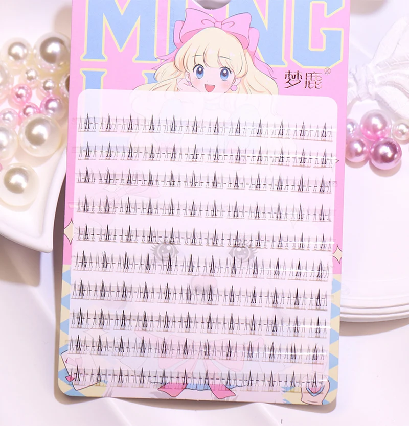 Description Picture 4 of itemSweet Sunflower lower lashes cat eye lashes elf makeup V-shaped under eyelash Natural bottom eyelashes lash extensions