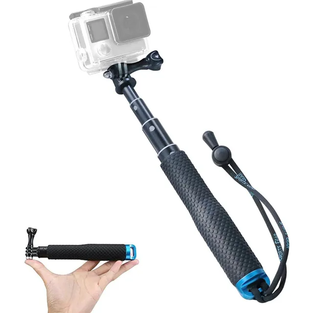 19" Handheld Extendable Go Pro Selfie Stick Aluminum Monopod Tripod for GoPro Hero 13 12 11 10 9 SJCAM SJ8 Sj6 DJI Accessories