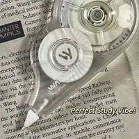 6Pcs Clear Case Correction Tape – 72m Total, See the Remaining Tape at a Glance, Smooth Cover for Students Teachers 3