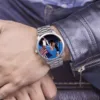 Son Field Watch Men Wrist Original Gift Silver Case Assassination Trump Christmas Souvenir Watches for Men Rose Gold Fighting 6