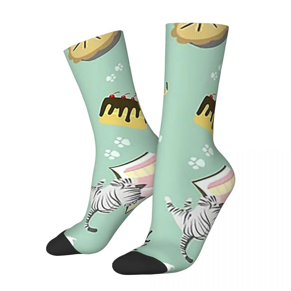 

Cats Baking Cakes And Other Sweets Socks Harajuku Super Soft Stockings All Season Long Socks Accessories for Unisex Gifts