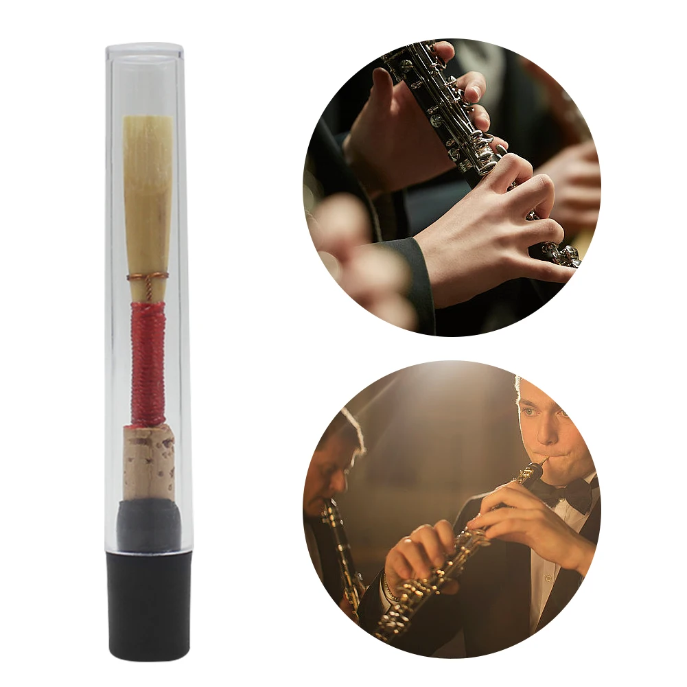 Description Picture 5 of itemSoft Oboe Reed Good Quality Oboe Tubes with Transparent Plastic Storage Box Artist Oboe Reed Waterproof Wind Instrument Part