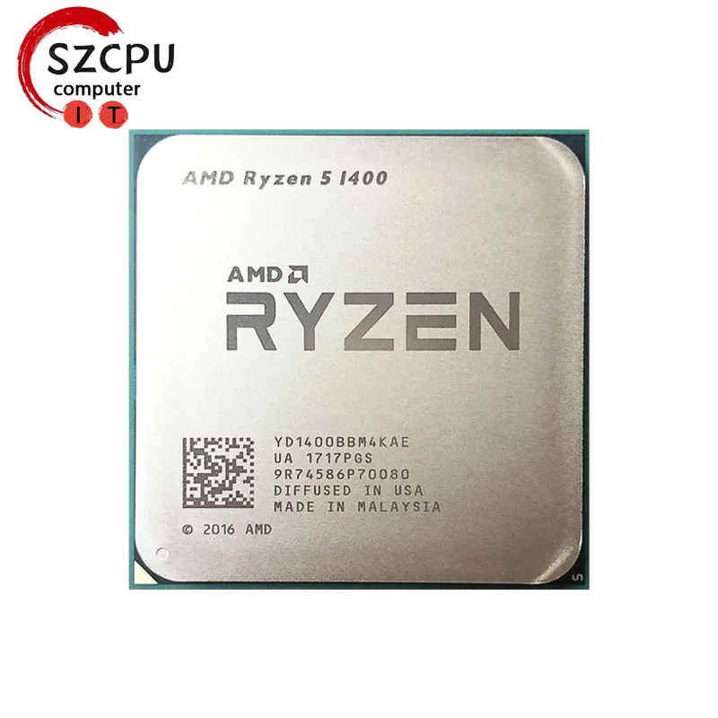 Amd Ryzen 5 1400 R5 1400 3.2 Ghz Quad-core Eight-thread Cpu Processor  Yd1400bbm4kae Socket Am4 - Cpus - AliExpress