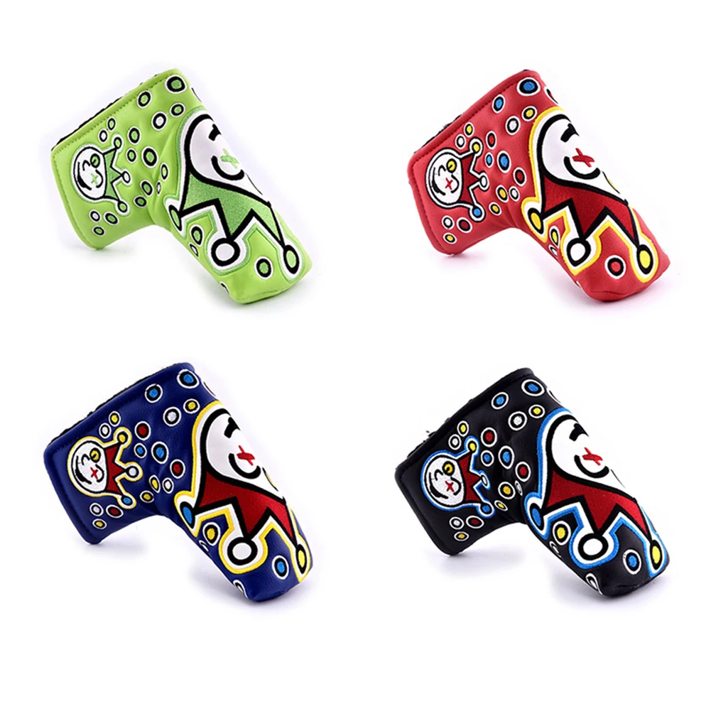 PU Golf Putter Headcover Sticker Buckle Golf Club Protective Cover Durable Universal Anti-Collision Pressure Outdoor Accessories golf club head covers