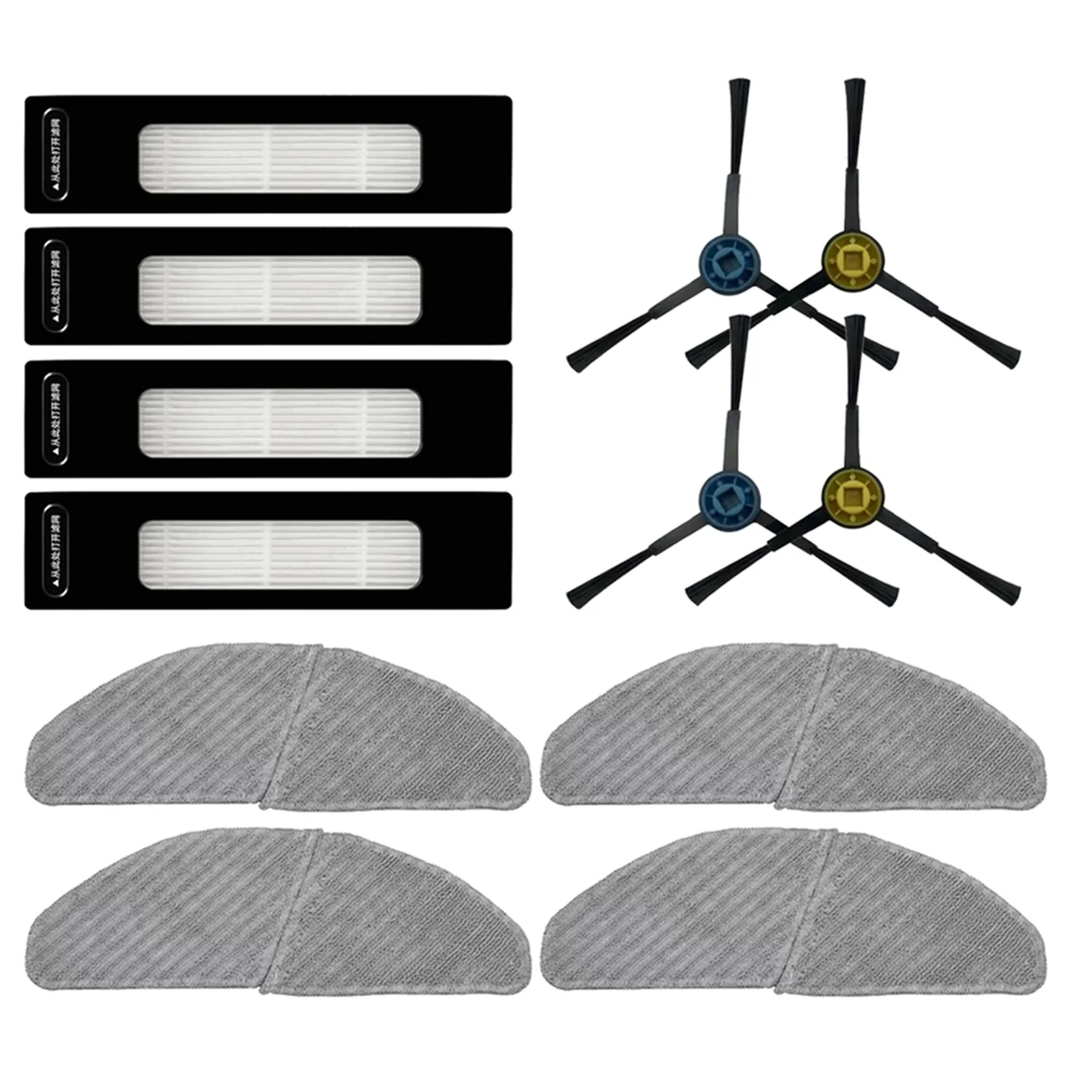

Hepa Filter Replacement for Midea S8 S8+ Robotic Vacuum Cleaner Parts Mop Cloth Side Brush