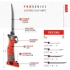 Pro Series Lithium-Ion Electric Fillet Knife with Non-Slip Grip Handle, 4 Ti-Nitride S.S. Coated Non-Stick Reciprocating Blades 3