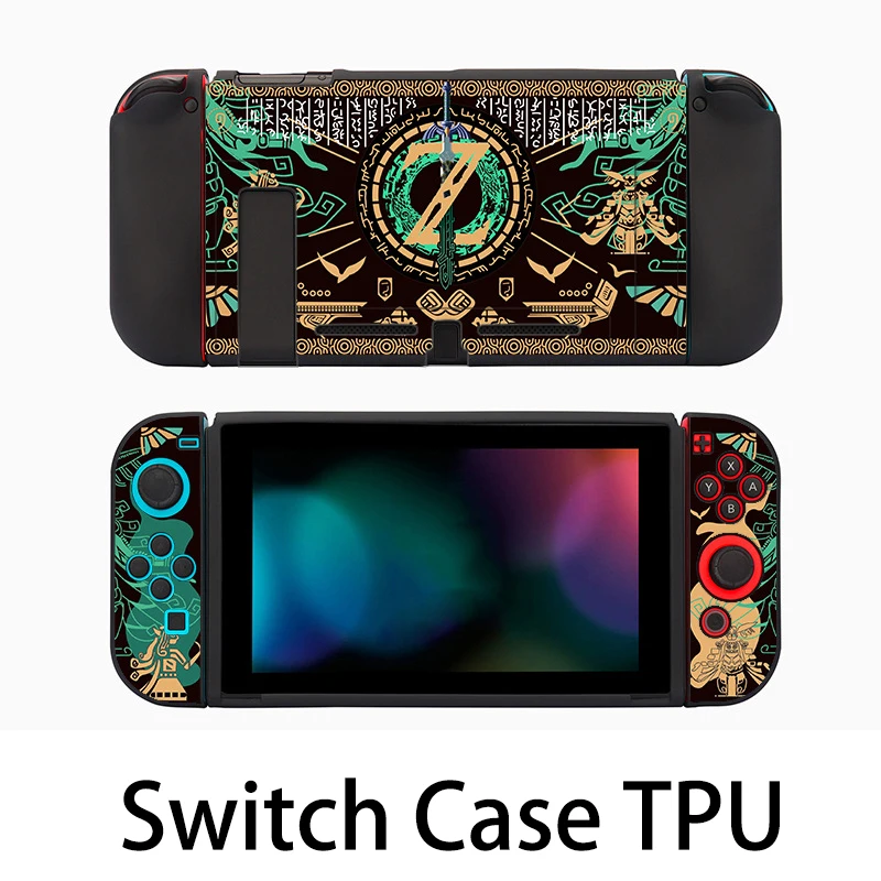Zelda Tears of the Kingdom Protective Game Case with Keycap and Storage