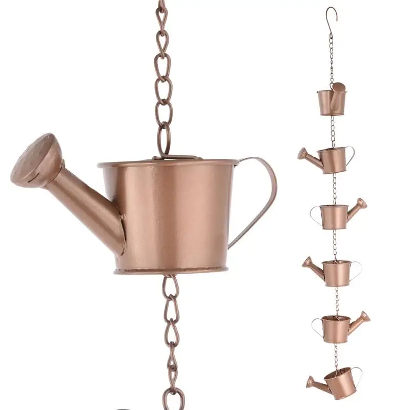 

Rain Chains for Gutters, Yard Gazebo, Rain Catcher for Gutter Roof, Metal Drainage, Downspout Tool, Divert Water Roofs