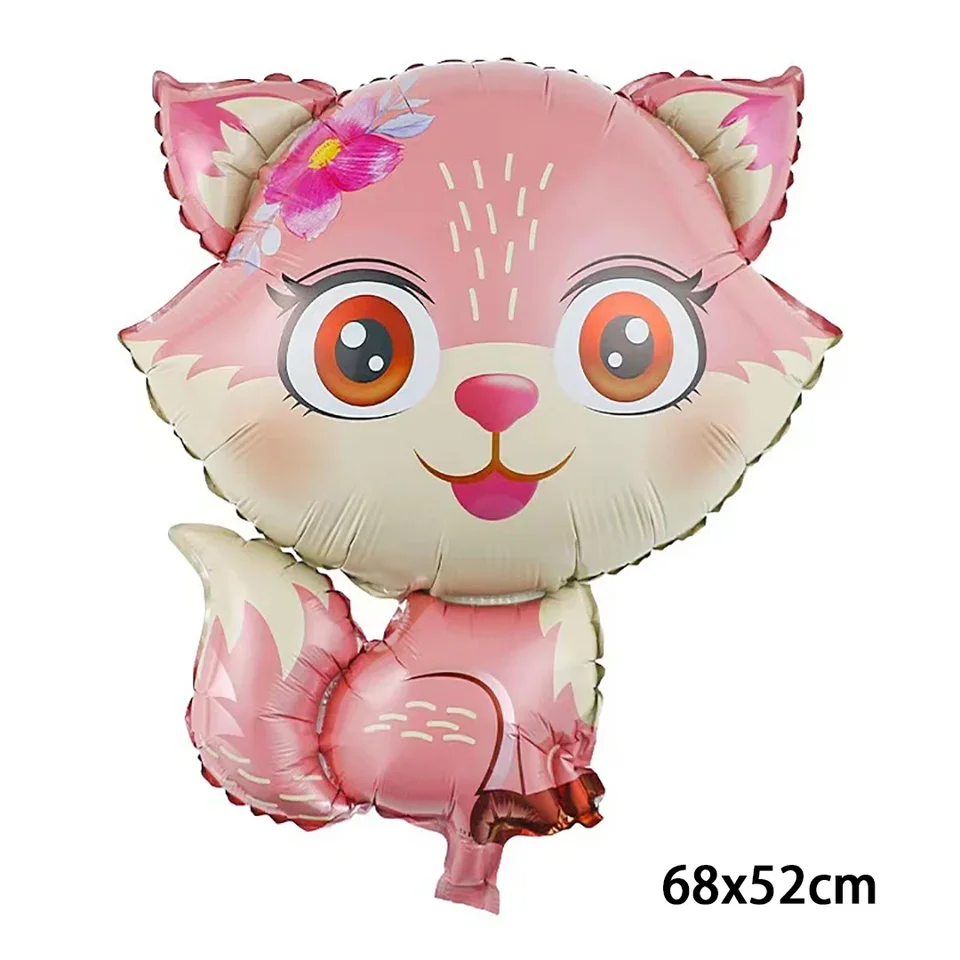 5pcs Deer Foil Balloons Giant 40.9 In Deer Balloons