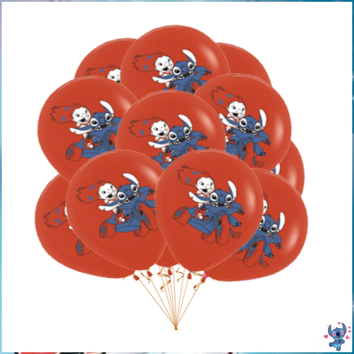 Globos de látex de Lilo y Stitch de Disney, 36, 24 y 12 unidades, para decoración de fiestas de cumpleaños, baby shower, regalos para niños, suministros para fiestas
