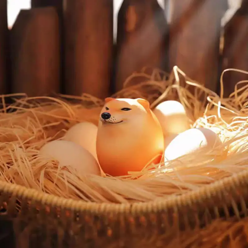 Shiba Inu Internet Red Dog Egg Pinch Happy Egg Doll Decompression Vent Slow Rebound Toy dog plush toy