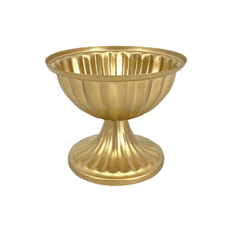 EuropeanMetalVasePlantPotsPlanterFlowerVasesTableDriedFlower