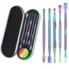WEPUFF Stainless Steel Oil Wax Spoon Cigarette Accessories Double Sided Stainless Steel Cuticle Pusher Cuticle Dead Skin Trimmer 1