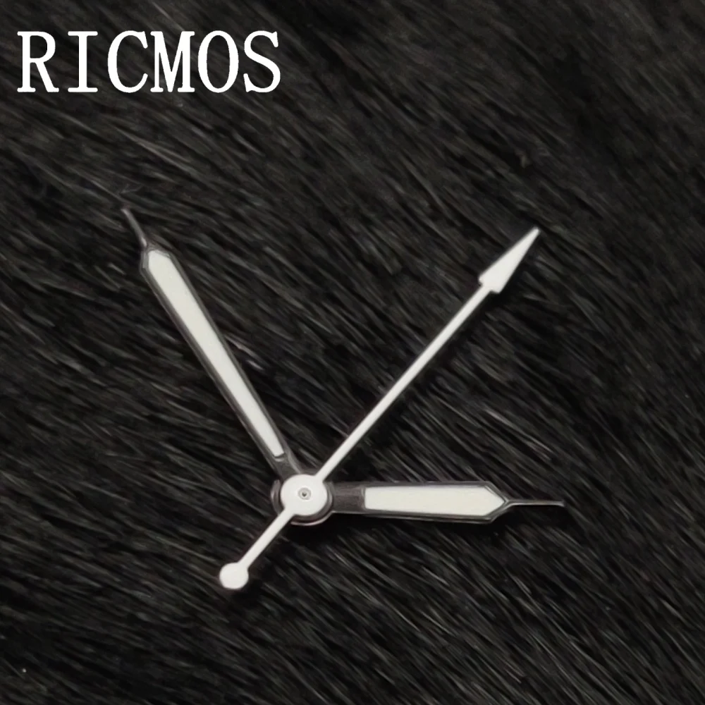 Green Luminous Silver Watch Hands Replacement Parts