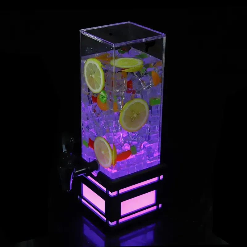 Wine Beer Tower Beverage Juice Bottle Dispenser Ice Bucket Cooler with LED Light for Bar Party Restaurant Cold Drink beer tower