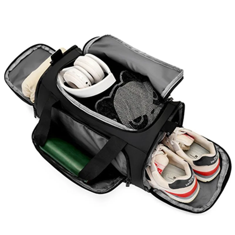 Large Capacity Gym Bags Multifunctional Men Travel Luggage Bag with Shoe Pockets Casual Sports Dry Wet Sepration Fitness Handbag 4