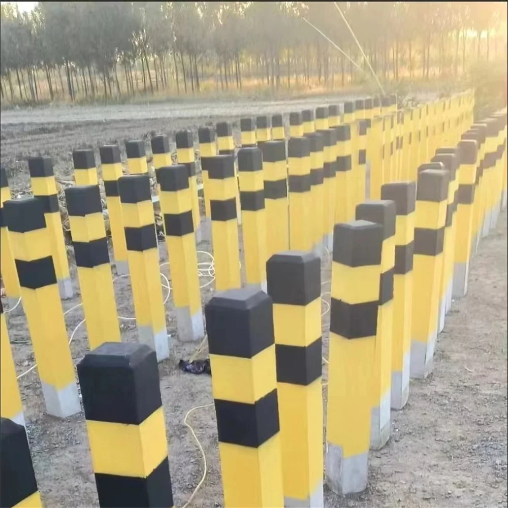 Highway Milestone Plastic Abrasive Cement Warning Column Mold Road Flat Stone Curb Stone Module