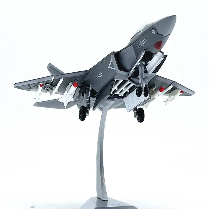 Modèle Réduit D'avion J35 En Métal - Échelle 1:100, 17,4 Cm - Décoration Bureau Ou Jouet Collection