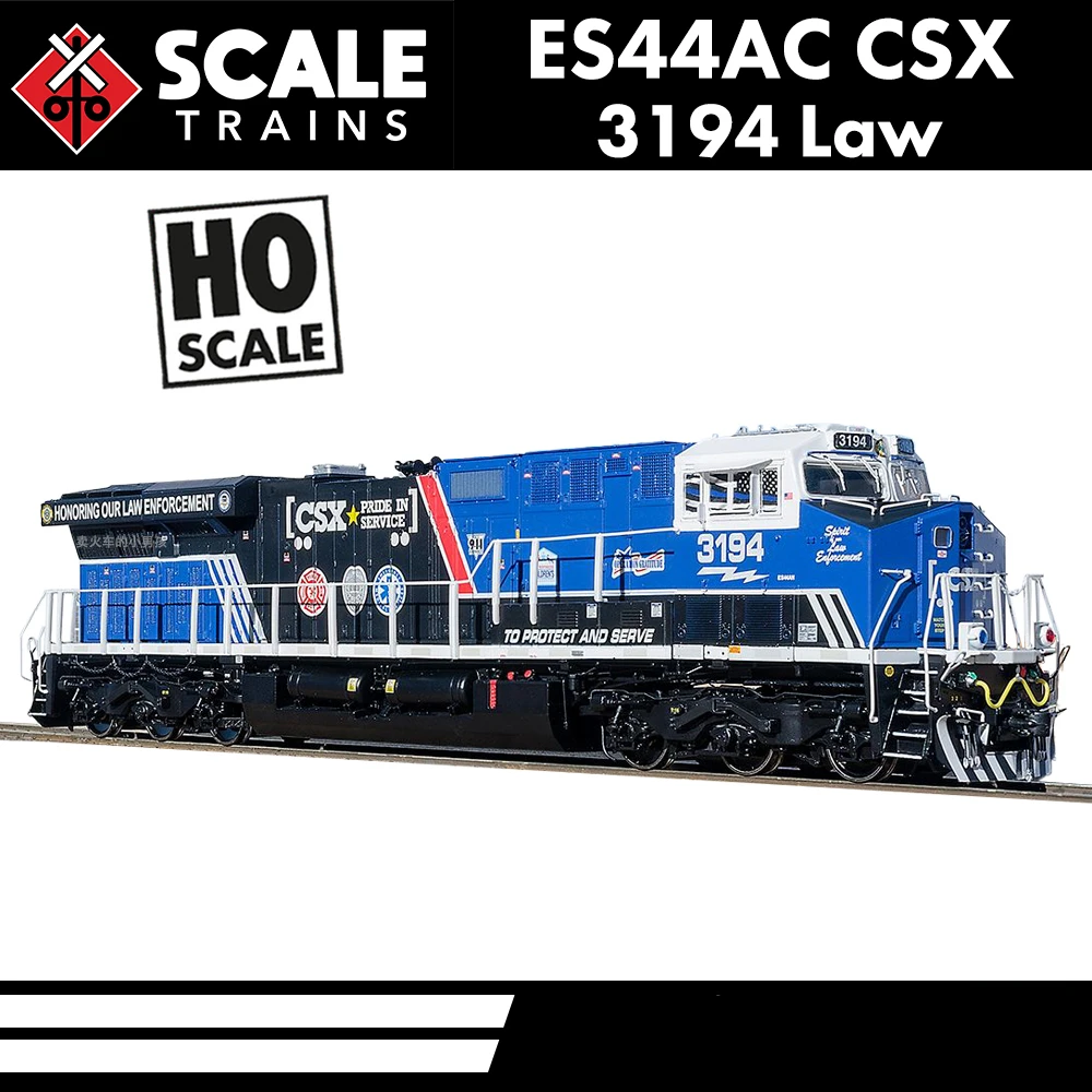 Scaletrains HO 1/87 Train Model ES44AC CSX 3194 Law Diesel