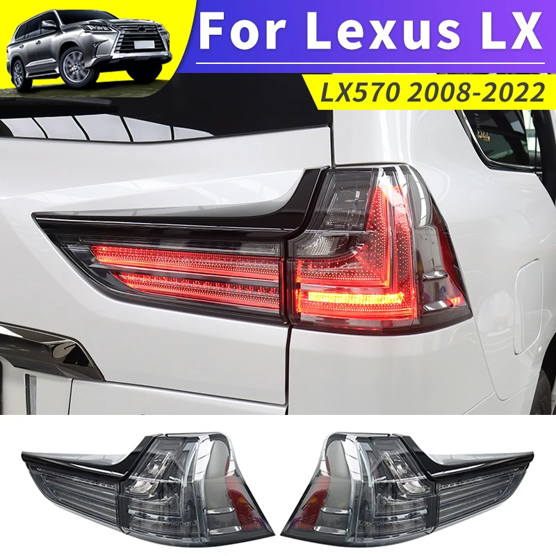 

Car Light for 2016-2022 Lexus LX570 Dynamic Taillight Rear Fog Light Turn Signal Light Highlight Reverse and Brake Accessories