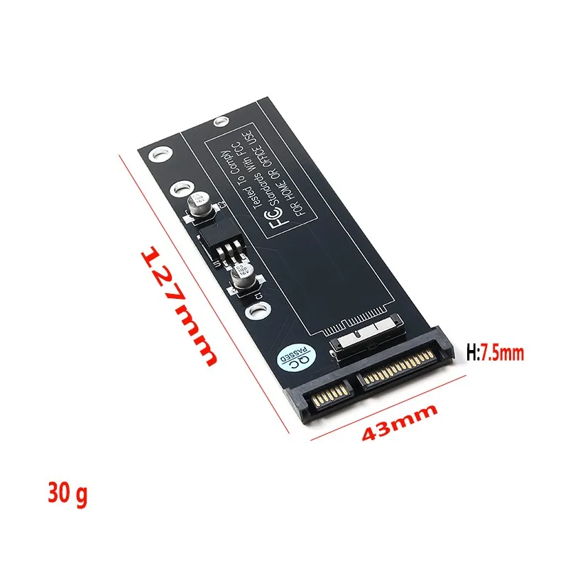12 + 6 핀 SSD HDD-SATA 하드 드라이브 교체 어댑터, 애플 2010 2011 맥북 에어 A1369 A1370 서브 세일