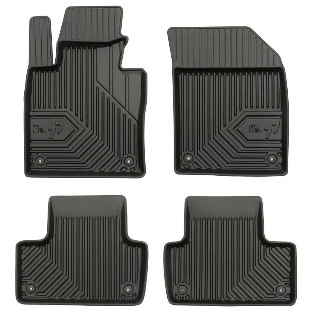3D No. 77 rubber mats compatible with Volvo XC60 II from 2017 Car