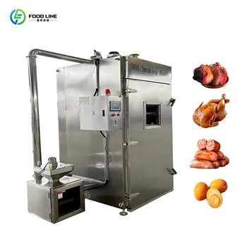 Macchina per affumicare salsicce, affumicatore industriale commerciale per carne, attrezzatura per affumicatura per uso in stabilimenti di lavorazione della carne