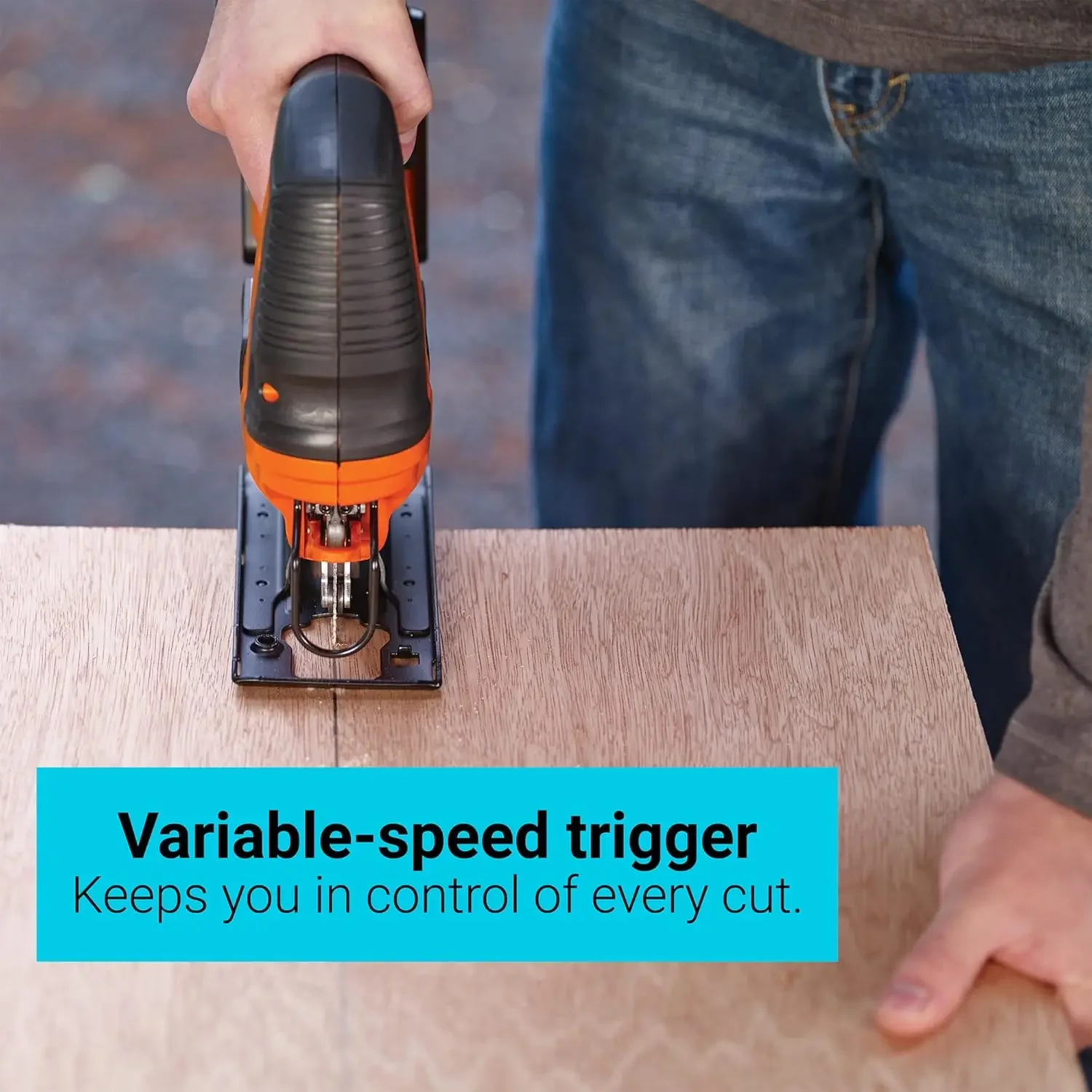 Portable 20V MAX* POWERCONNECT Cordless Jig Saw (BDCJS20C)
