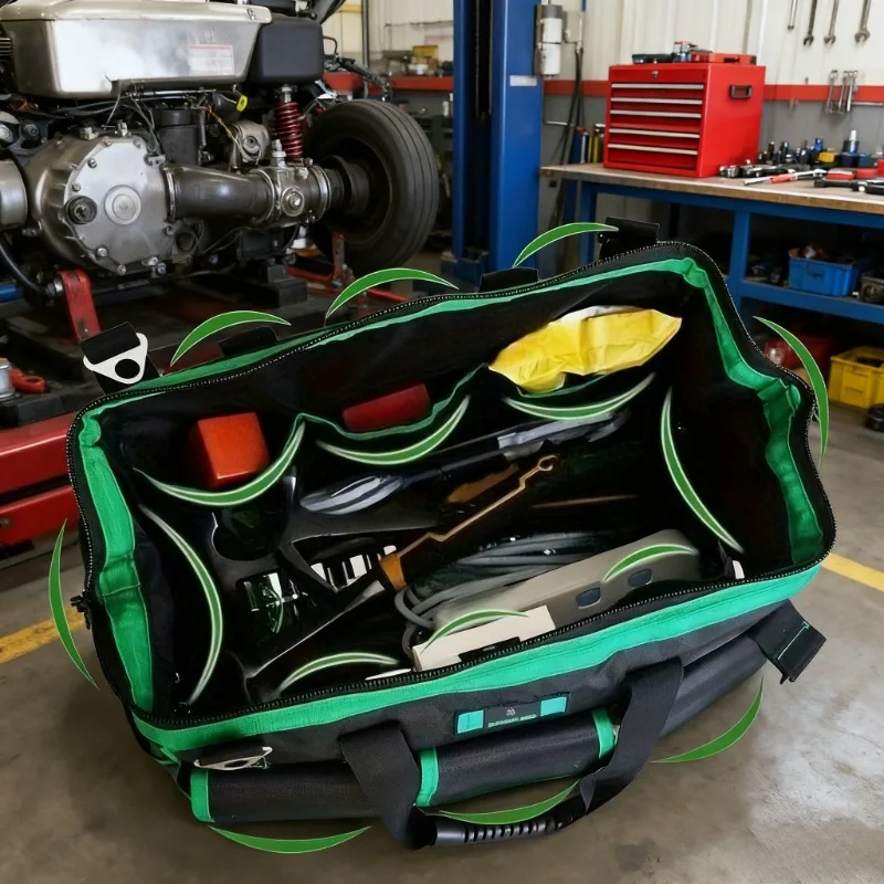 Kit di Attrezzi Portatile, Resistente all'Usura e ad Alta Capacità di Carico, Kit Multifunzionale Multistrato Specifico per Elettricisti - immagine 6